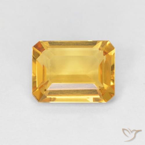 Citrino Oro brillante naturale da 1.24 ct, Ottagonale / Taglio smeraldo, VVS