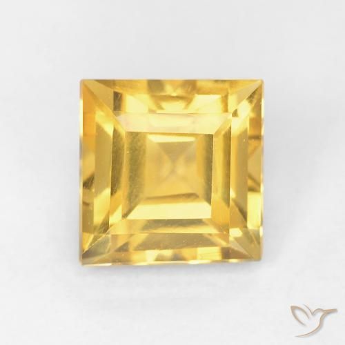 1.06ct Naturale Dorato Citrino, Quadrato, VVS-VS