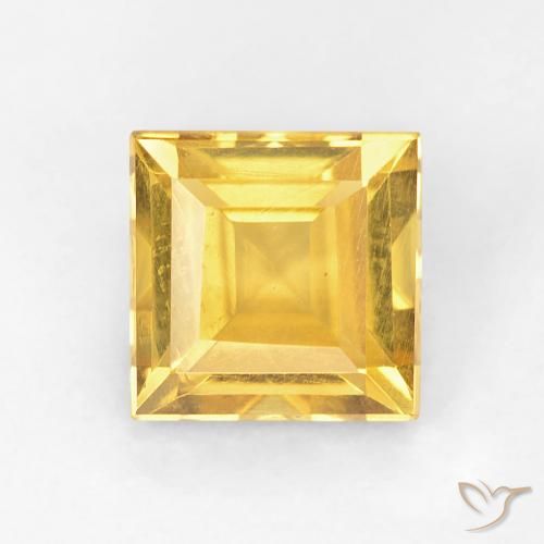 1.05ct Naturale Dorato Citrino, Quadrato, VVS-VS