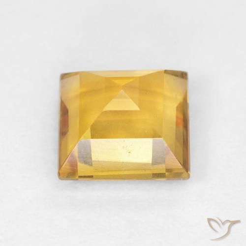 Citrino Dorato naturale da 1.05 ct, Quadrato, VVS-VS