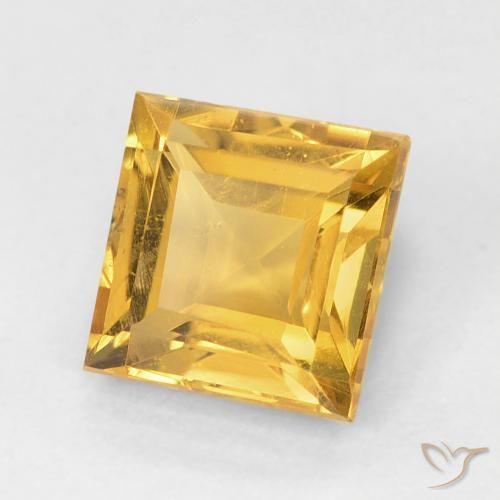 Citrino Dorato medio naturale da 1.06 ct, Quadrato, VS