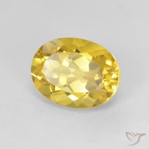 Citrino Arancio dorato naturale da 1.93 ct, Ovale, VVS-VS