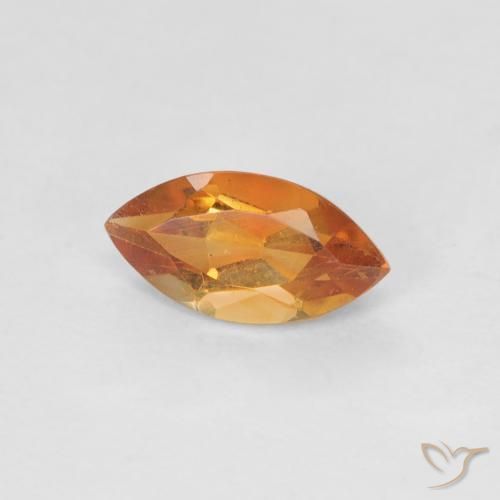 Citrino Arancione scuro naturale da 0.59 ct, Taglio marquise, VS