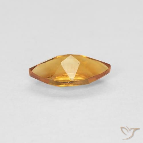 Citrino Marrone arancio naturale da 0.57 ct, Taglio marquise, VVS