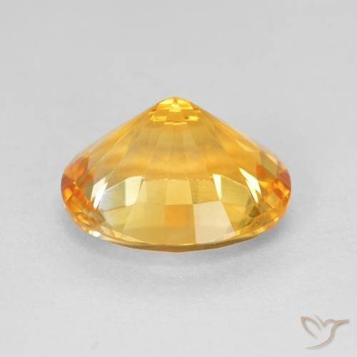 Citrino Dorato medio naturale da 4.46 ct, Ovale, VVS