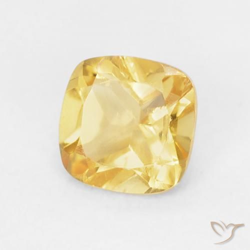 Citrino Oro chiaro naturale da 0.53 ct, Cuscino, VS