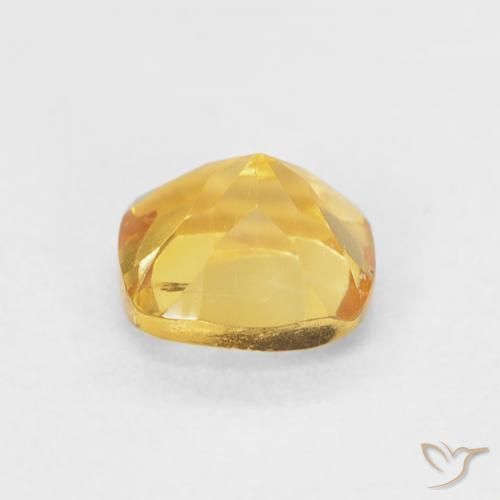 Citrino Arancio dorato naturale da 0.48 ct, Cuscino, VS