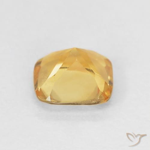 Citrino Oro medio naturale da 0.55 ct, Cuscino, VVS