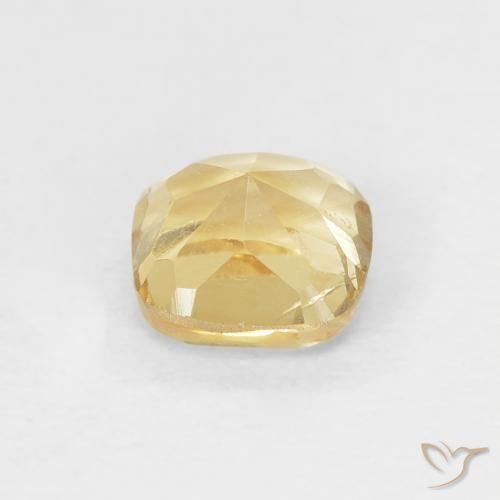 Citrino Dorato medio naturale da 0.50 ct, Cuscino, VS