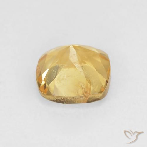 Citrino Arancio dorato naturale da 0.53 ct, Cuscino, VS