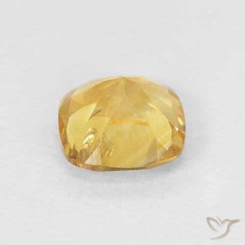 Citrino Dorato medio naturale da 0.54 ct, Cuscino, VS