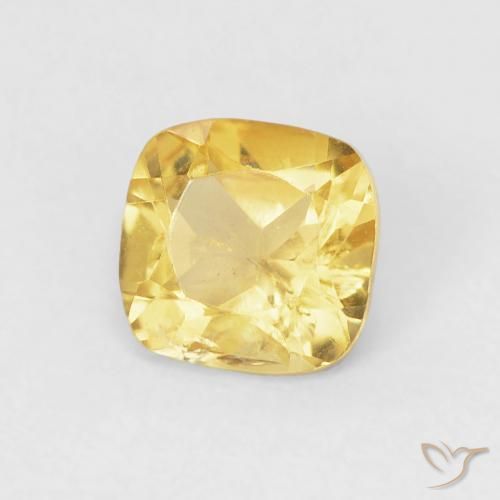Citrino Dorato medio naturale da 0.53 ct, Cuscino, VS