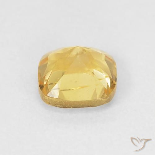 Citrino Dorato medio naturale da 0.53 ct, Cuscino, VS