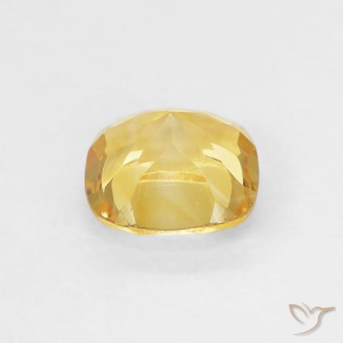 Citrino Giallo Toscana naturale da 0.49 ct, Cuscino, VVS