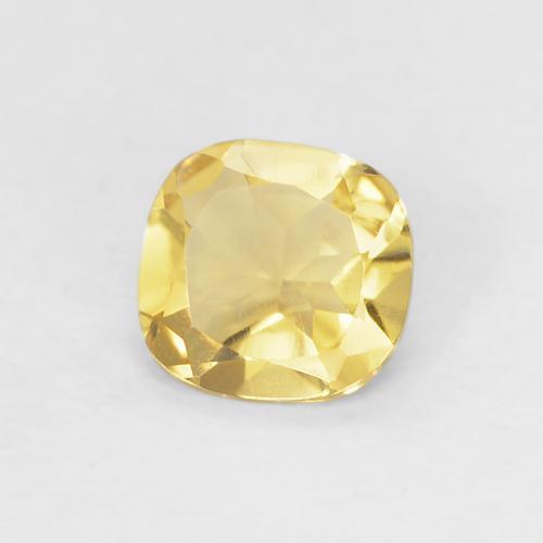 Citrino Giallo Toscana naturale da 0.37 ct, Cuscino, VVS