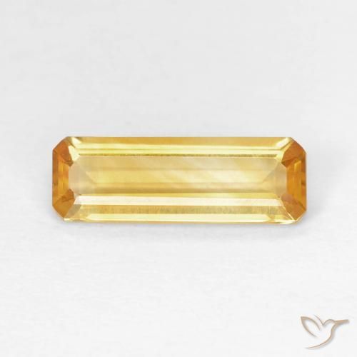 Citrino Medium Dark-Golden naturale da 1.14 ct, Ottagonale / Taglio smeraldo, VVS-VS