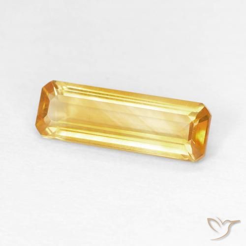 Citrino Medium Dark-Golden naturale da 1.14 ct, Ottagonale / Taglio smeraldo, VVS-VS