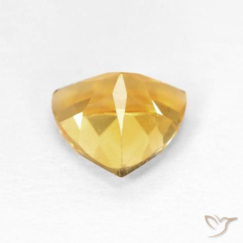 Citrino Oro medio naturale da 1.11 ct, Taglio trillion, VS