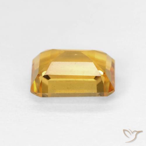 Citrino Arancio dorato naturale da 1.53 ct, Ottagonale / Taglio smeraldo, VS