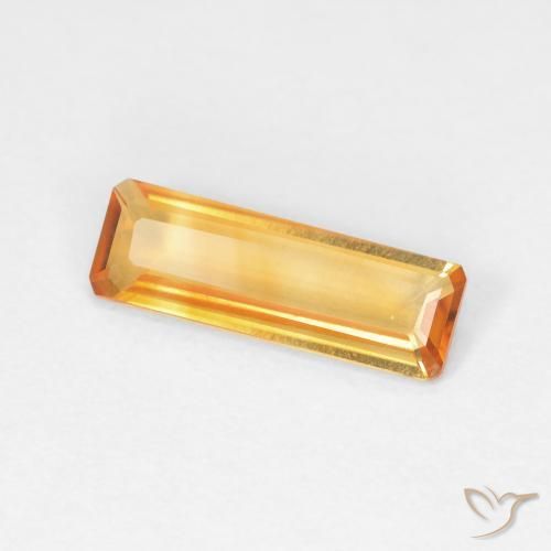 Citrino Arancio-Oro naturale da 1.01 ct, Ottagonale / Taglio smeraldo, VVS-VS