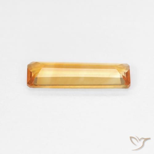 Citrino Arancio-Oro naturale da 1.01 ct, Ottagonale / Taglio smeraldo, VVS-VS