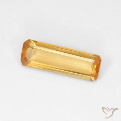 Citrino Arancio-Oro naturale da 1.12 ct, Ottagonale / Taglio smeraldo, VVS-VS