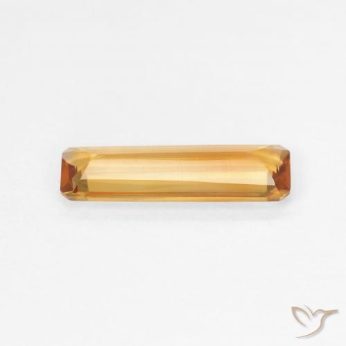 Citrino Arancio-Oro naturale da 0.97 ct, Ottagonale / Taglio smeraldo, VVS-VS