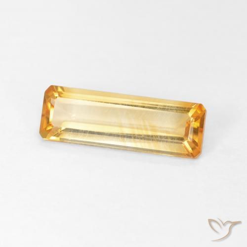 Citrino Arancio-Oro naturale da 1.26 ct, Ottagonale / Taglio smeraldo, VVS-VS