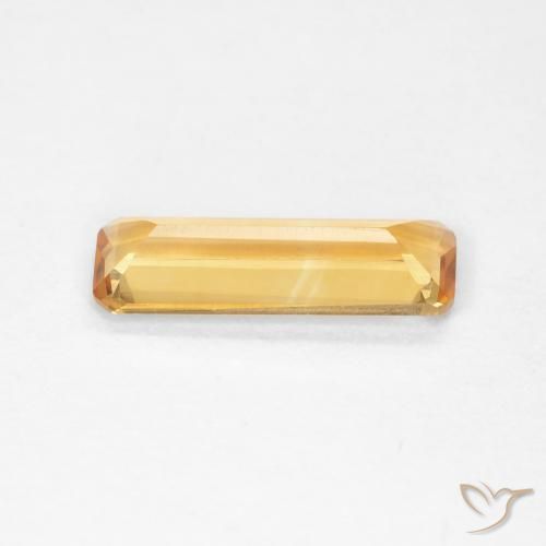 Citrino Arancio Scuro-Oro naturale da 1.04 ct, Ottagonale / Taglio smeraldo, VVS-VS