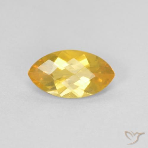 0.88ct Naturale Dorato Citrino, Taglio marquise, VS