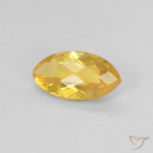 Citrino Dorato naturale da 0.84 ct, Taglio marquise, VS