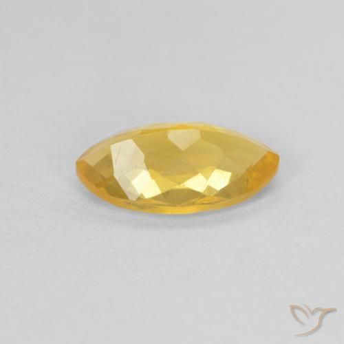 Citrino Dorato naturale da 0.84 ct, Taglio marquise, VS