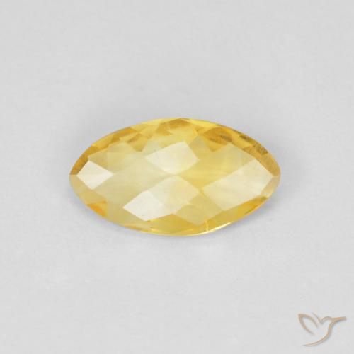 0.62ct Naturale Dorato Citrino, Taglio marquise, VS
