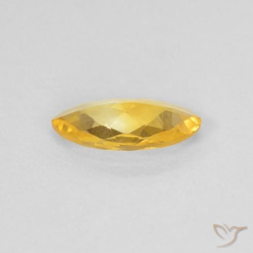 Citrino Dorato naturale da 0.62 ct, Taglio marquise, VS