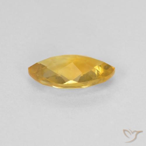 Citrino Dorato naturale da 0.79 ct, Taglio marquise, VS