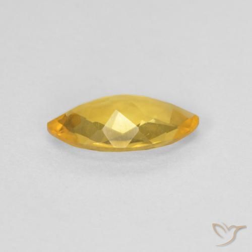 Citrino Dorato naturale da 0.84 ct, Taglio marquise, VS