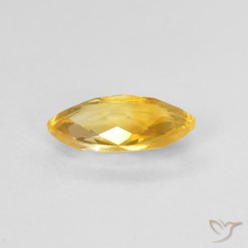 Citrino Dorato naturale da 0.71 ct, Taglio marquise, VS