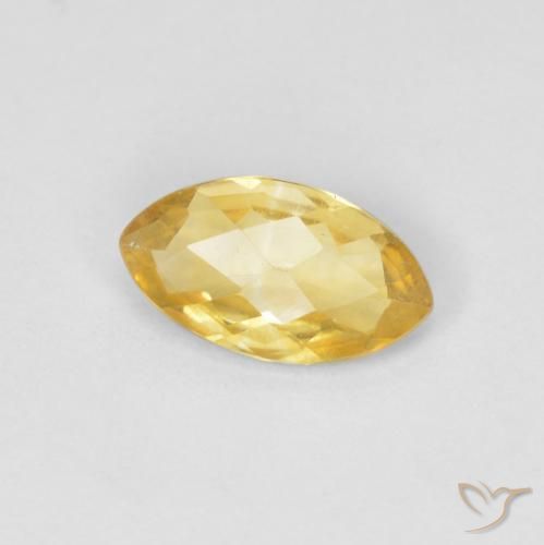 Citrino Dorato naturale da 0.73 ct, Taglio marquise, VS