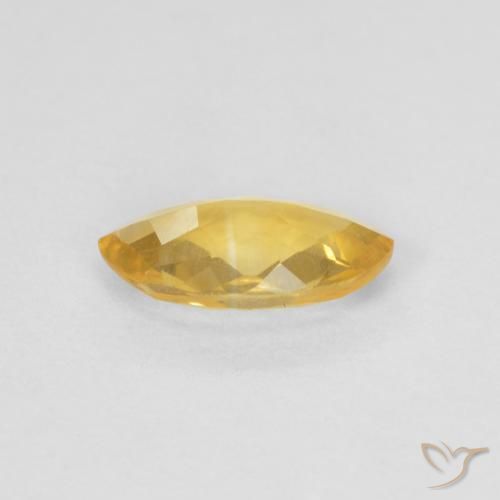Citrino Dorato naturale da 0.73 ct, Taglio marquise, VS
