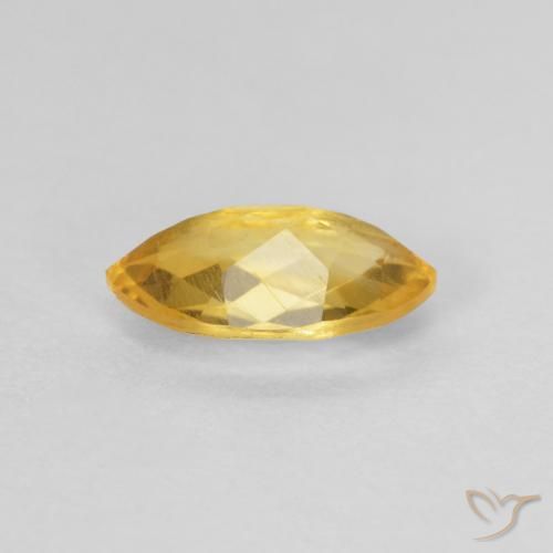 Citrino Dorato naturale da 0.87 ct, Taglio marquise, VS