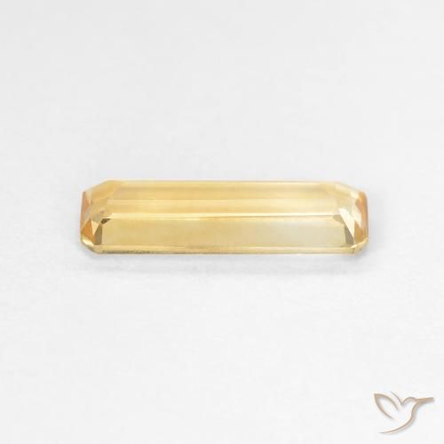Citrino Arancio Dorato Profondo naturale da 1.06 ct, Ottagonale / Taglio smeraldo, VVS-VS
