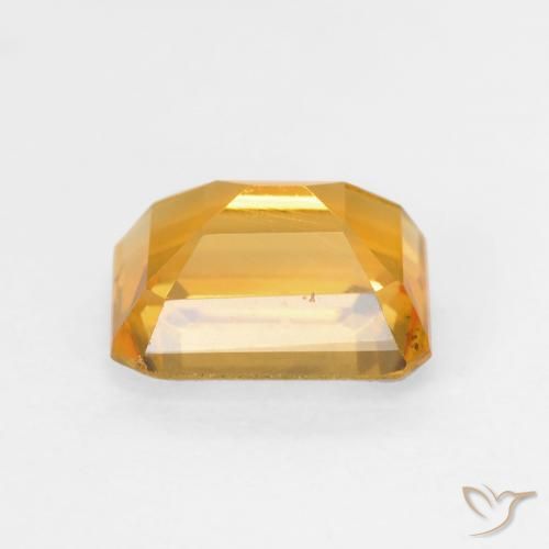 Citrino Arancio dorato naturale da 1.74 ct, Ottagonale / Taglio smeraldo, VVS-VS