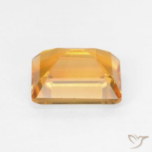 Citrino Arancio intenso-OroG naturale da 1.84 ct, Ottagonale / Taglio smeraldo, VVS-VS