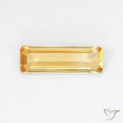 1.03ct Naturale Top Oro Citrino, Taglio smeraldo, VVS-VS