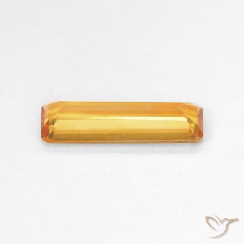 Citrino Arancio Scuro-Oro naturale da 1.06 ct, Ottagonale / Taglio smeraldo, VVS-VS
