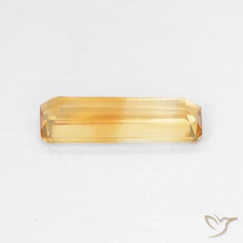 Citrino Arancio Dorato Profondo naturale da 1.32 ct, Ottagonale / Taglio smeraldo, VVS-VS