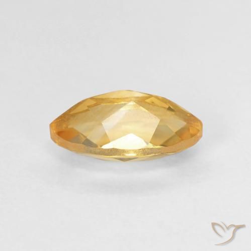 Citrino Arancio dorato naturale da 1.04 ct, Taglio marquise, VVS-VS