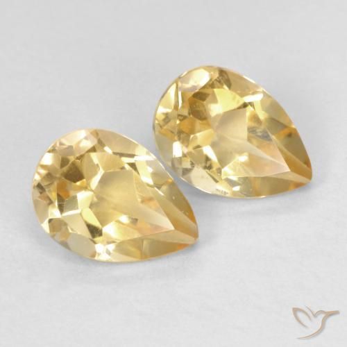 Gemme di Citrino Oro naturale da 1.41 ct, Forma a pera, VVS