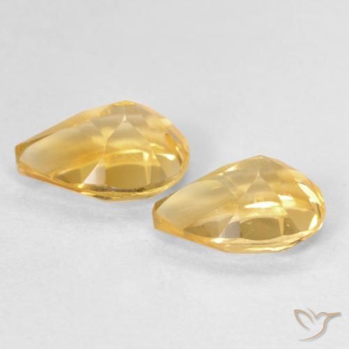 Gemme di Citrino Oro naturale da 1.41 ct, Forma a pera, VVS