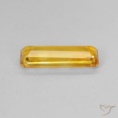 Citrino Dorato medio naturale da 1.48 ct, Ottagonale / Taglio smeraldo, VVS